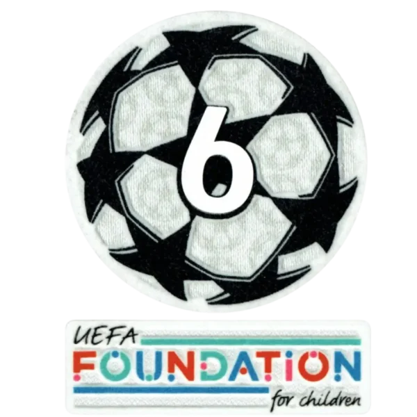 21-23 UCL Starball 6 volte vincitore + Game Patch della UEFA Foundation