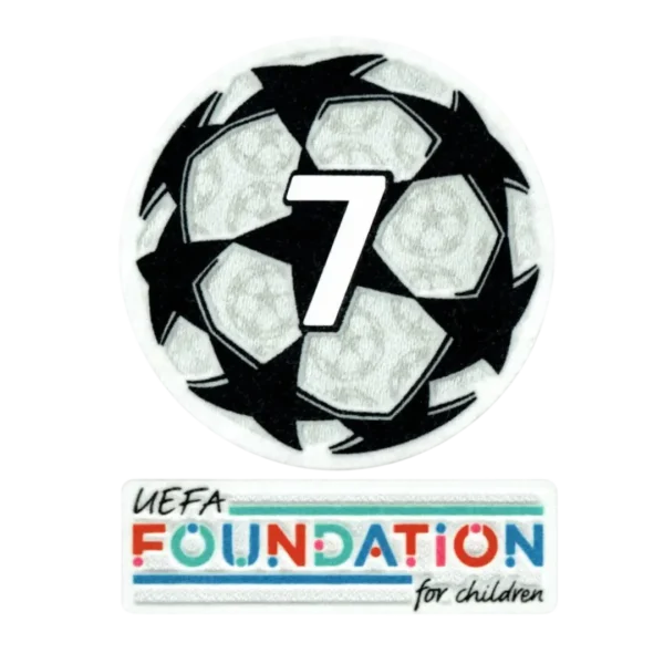 21-23 UCL Starball 7 volte vincitore + Game Patch della UEFA Foundation